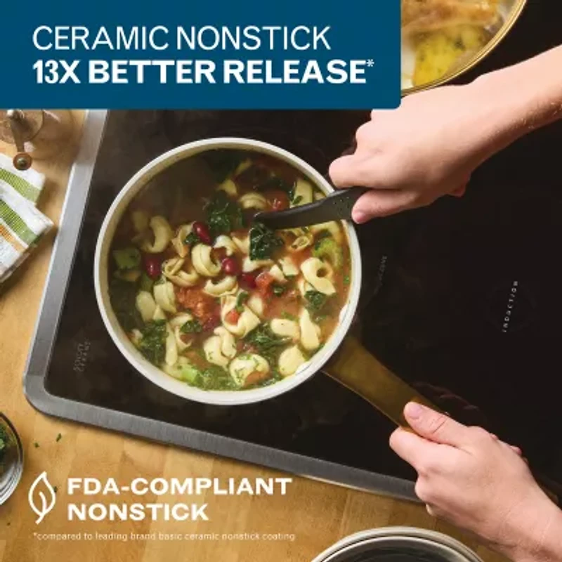 Farberware Forged Induction Ceramic 3-qt. Sauce Pan