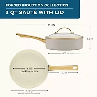 Farberware Forged Induction Ceramic 3-qt Saute Pan