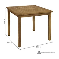 Square Patio Dining Table
