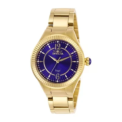 Invicta Angel Womens Gold Tone Stainless Steel Bracelet Watch 28281