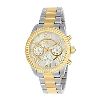 Invicta Angel Lady Womens Chronograph Two Tone Stainless Steel Bracelet Watch 21425