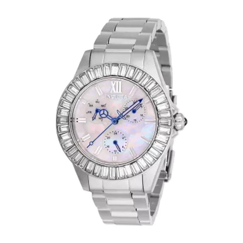 Invicta Angel Womens Silver Tone Stainless Steel Bracelet Watch 28450