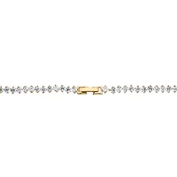 DiamonArt® Womens 2-pc. White Cubic Zirconia 14K Gold Over Brass Necklace Set