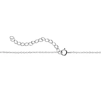 DiamonArt® Womens 1/6 CT. T.W. White Cubic Zirconia Sterling Silver Pendant Necklace