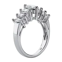 Womens 1 1/2 CT. T.W. Cubic Zirconia 18K Gold Over Brass Engagement Ring
