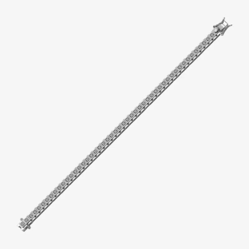 Sparkle Allure Diamond Accent Silver Over Bronze 7.25 Inch Tennis Bracelet