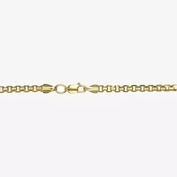 Womens 14K Gold Inch Box Chain Necklace