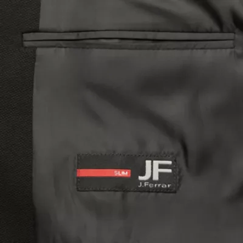 J. Ferrar Mens Knit Stretch Fabric Super Slim Fit Sport Coat
