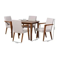 Glenda Dining Room Collection 5-pc. Rectangular Dining Set