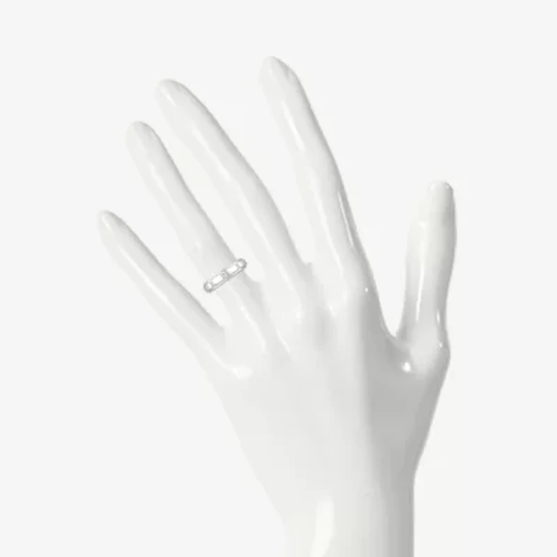 Mens 5MM 1/6 CT. T.W. Natural White Diamond 10K Gold Wedding Band