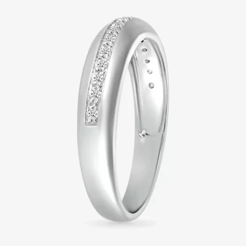 Mens 3.5MM 1/6 CT. T.W. Natural White Diamond 10K Gold Wedding Band