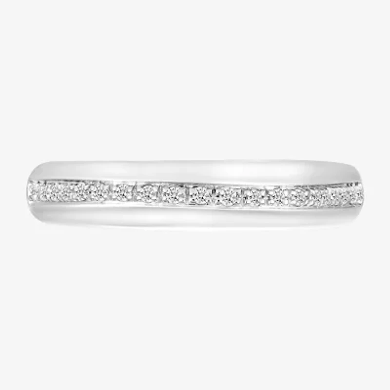Mens 3.5MM 1/6 CT. T.W. Natural White Diamond 10K Gold Wedding Band