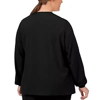 Jockey 2356 Snap Front Womens Plus Scrub Jackets