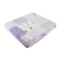 Donna Sharp Lavender Rose Washable Extra Weight Throw
