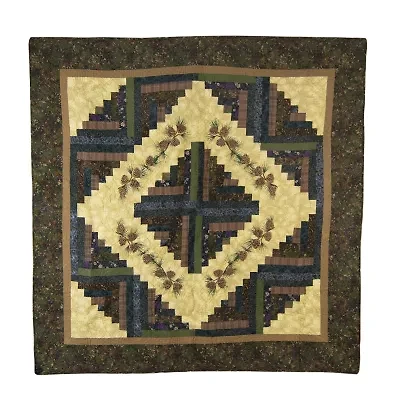 Donna Sharp Cabin Raising Pinecone Washable Extra Weight Throw