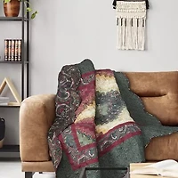 Donna Sharp Spice Postage Stamp Washable Midweight Throw