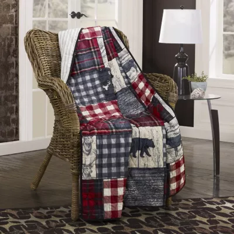 Your Lifestyle By Donna Sharp Timber Washable Reversible Lightweight Throw