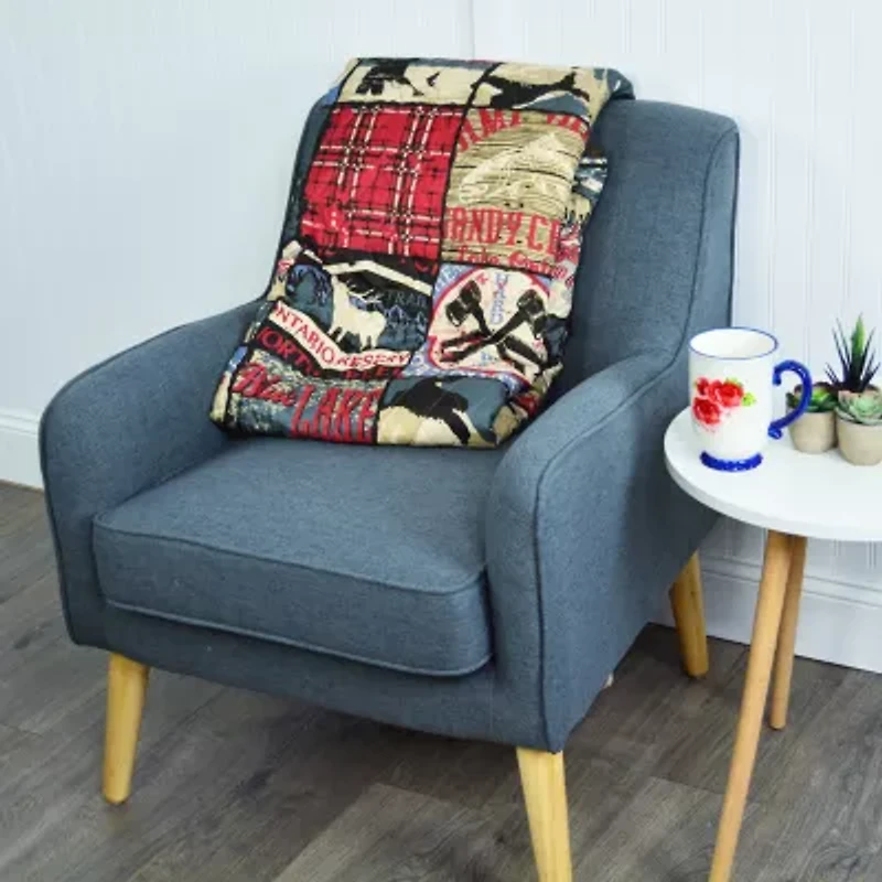 Your Lifestyle By Donna Sharp The Great Outdoors Washable Reversible Lightweight Throw