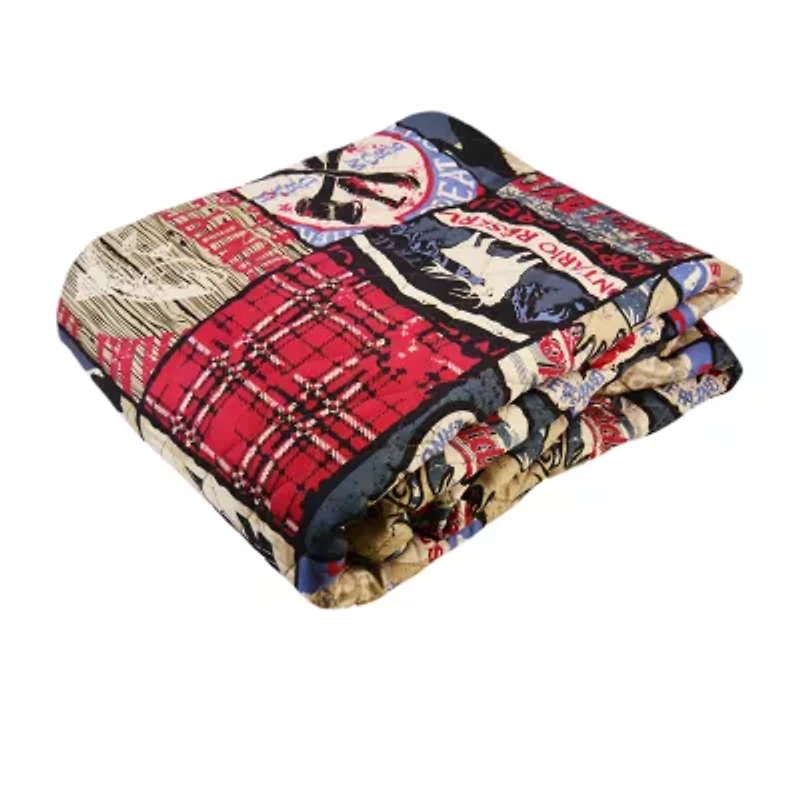 Your Lifestyle By Donna Sharp The Great Outdoors Washable Reversible Lightweight Throw