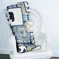 Your Lifestyle By Donna Sharp Forest Symbols Washable Reversible Lightweight Throw