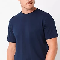 St. John's Bay Super Soft Mens Crew Neck Short Sleeve Stretch Fabric T-Shirt