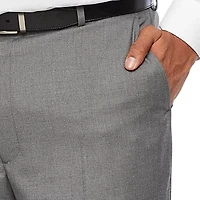 J. Ferrar Ultra Comfort Mens Big and Tall Stretch Fabric Classic Fit Flat Front Suit Pant