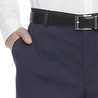 J. Ferrar Ultra Comfort Mens Stretch Fabric Super Slim Fit Flat Front Suit Pant