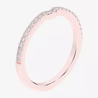 (G-H / Si1-Si2) Womens 1/6 CT. T.W. Lab Grown White Diamond 14K Gold Wedding Band