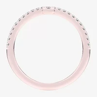 (G-H / Si1-Si2) Womens 1/6 CT. T.W. Lab Grown White Diamond 14K Gold Wedding Band