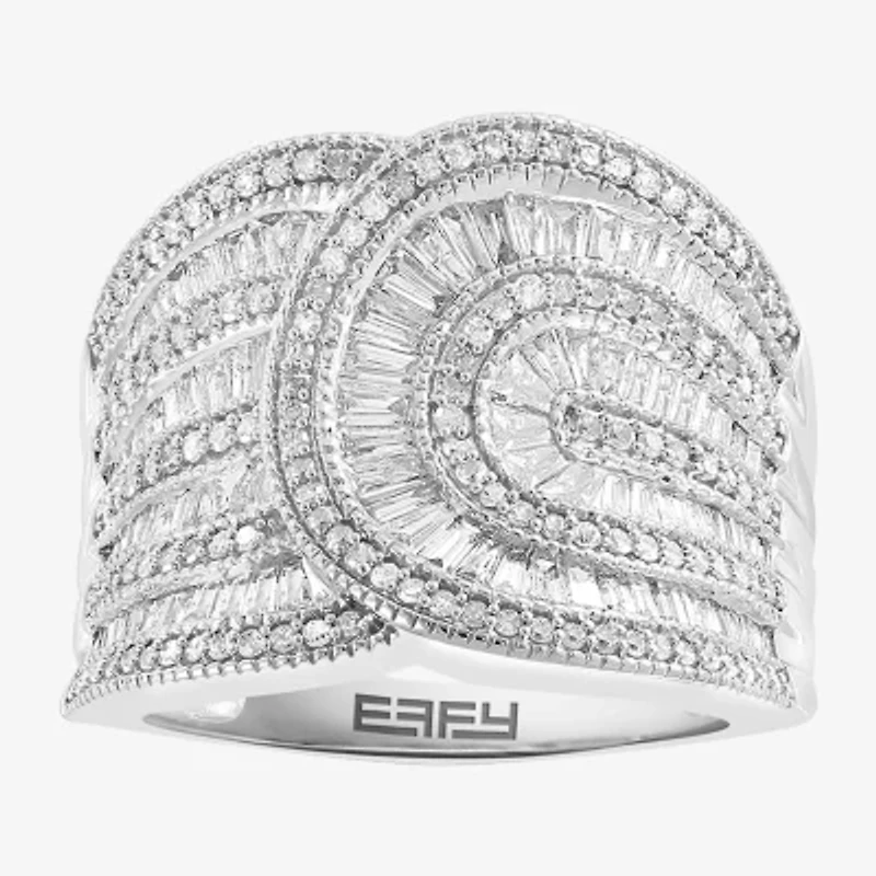 Effy Final Call Womens Natural White Diamond 14K Gold Band
