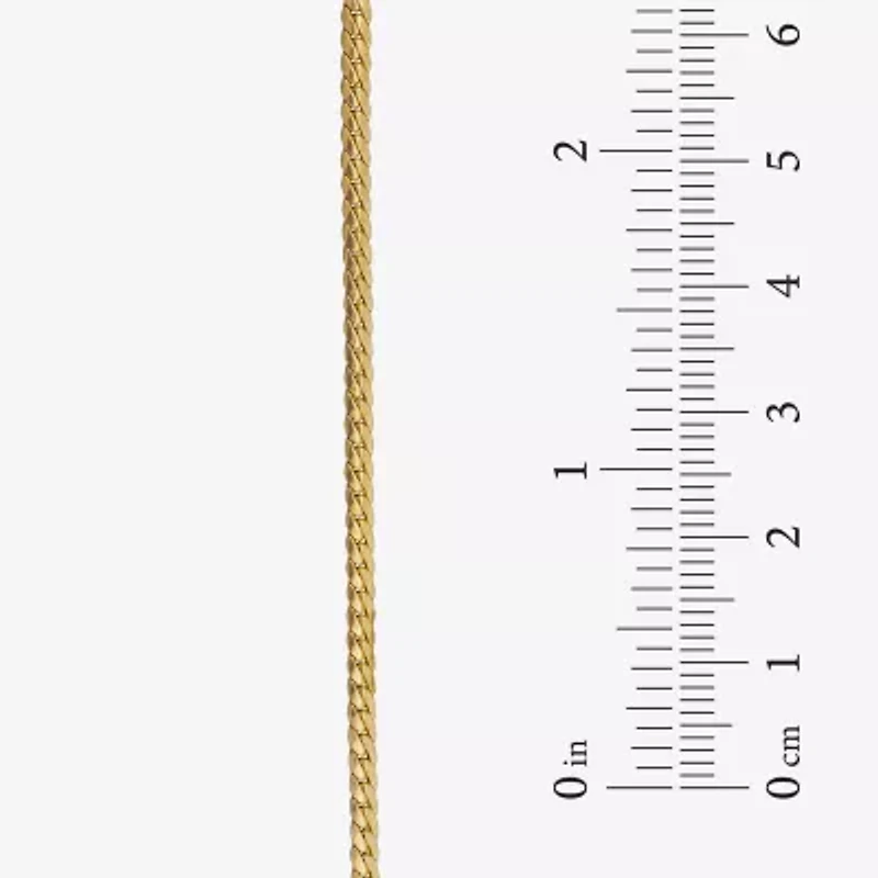 Made in Italy Unisex Adult 14K Gold 18 Inch Curb Chain Necklace