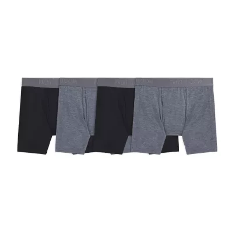 Fruit of the Loom 360 Stretch Coolsoft Mens 4 Pack Boxer Briefs Stc4bb1j