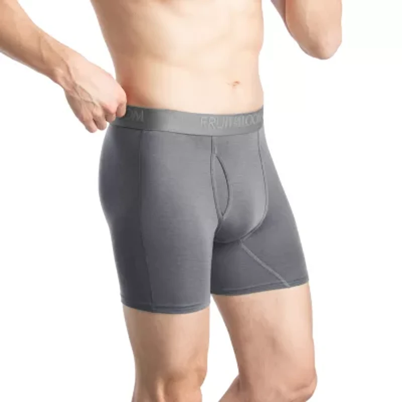 Fruit of the Loom 360 Stretch Coolsoft Mens 4 Pack Boxer Briefs Stc4bb1j