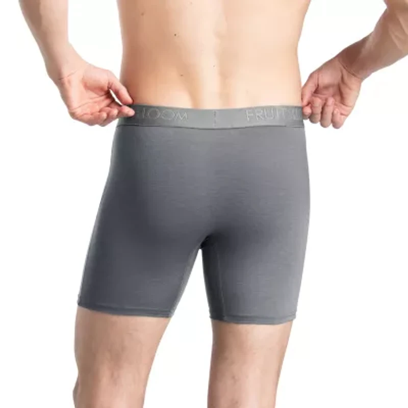 Fruit of the Loom 360 Stretch Coolsoft Mens 4 Pack Boxer Briefs