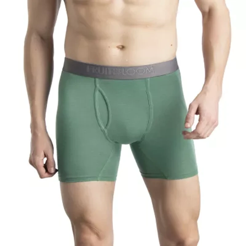 Fruit of the Loom 360 Stretch Coolsoft Mens 4 Pack Boxer Briefs Stc4bb2j