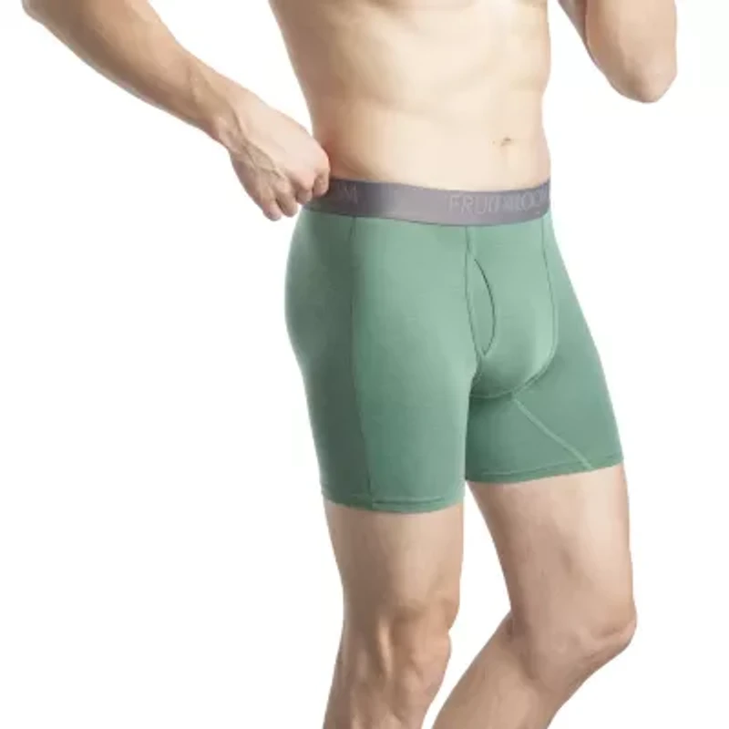 Fruit of the Loom 360 Stretch Coolsoft Mens 4 Pack Boxer Briefs Stc4bb2j