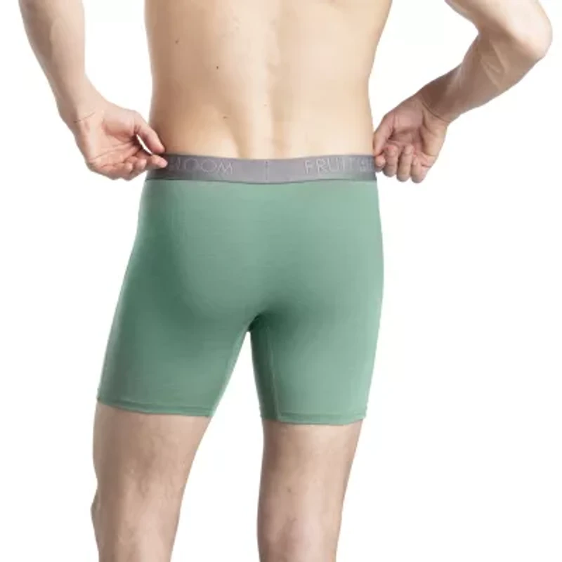 Fruit of the Loom 360 Stretch Coolsoft Mens 4 Pack Boxer Briefs Stc4bb2j