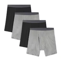 Fruit of the Loom Cool Zone Fly Mens 4 Pack Boxer Briefs Jc4bl7c