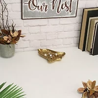 Cast Iron Bell Catchall Tray Hand Painted Christmas Tabletop Decor