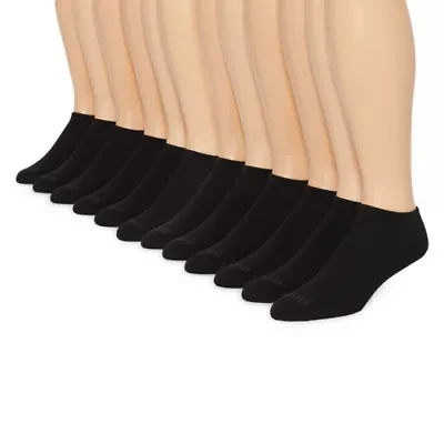 IZOD Athletic Mens 12 Pair Low Cut Socks