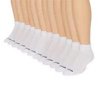 IZOD Athletic Mens 12 Pair Quarter Ankle Socks