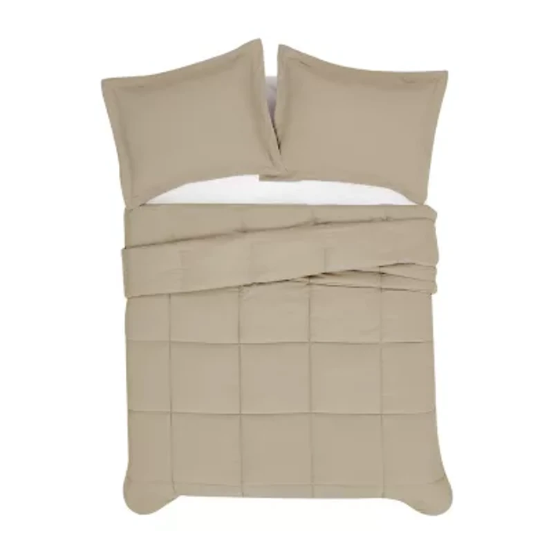 London Fog Down Alternative Midweight Comforter Set