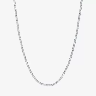 Diamond Addiction 8 Ct.T.W. (G-H / Si2-I1) Womens Lab Grown White 14K Gold Tennis Necklaces