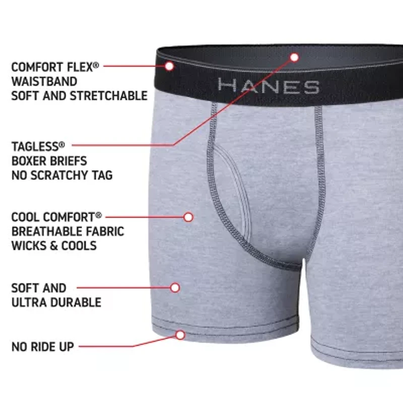 Hanes Ultimate Little & Big Boys 5 Pack Boxer Briefs