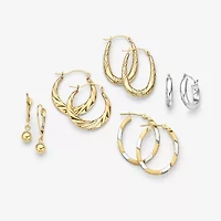 14K Gold Ball Drop Earrings