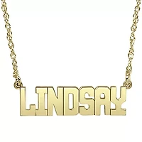 Personalized All Caps Name Necklace