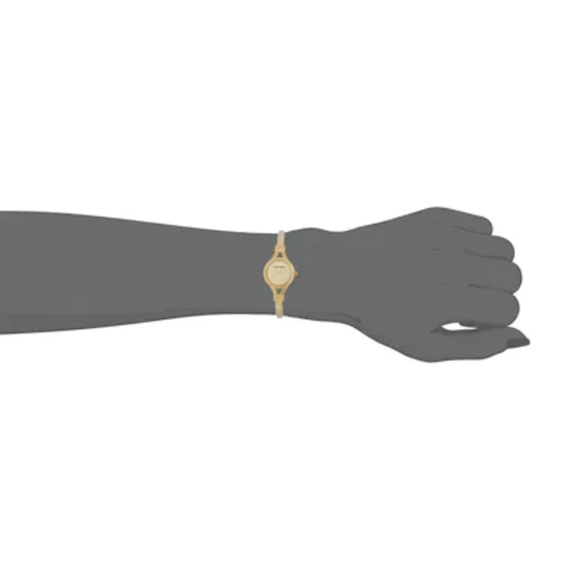 Laura Ashley Womens Gold Tone Bangle Watch La31019yg