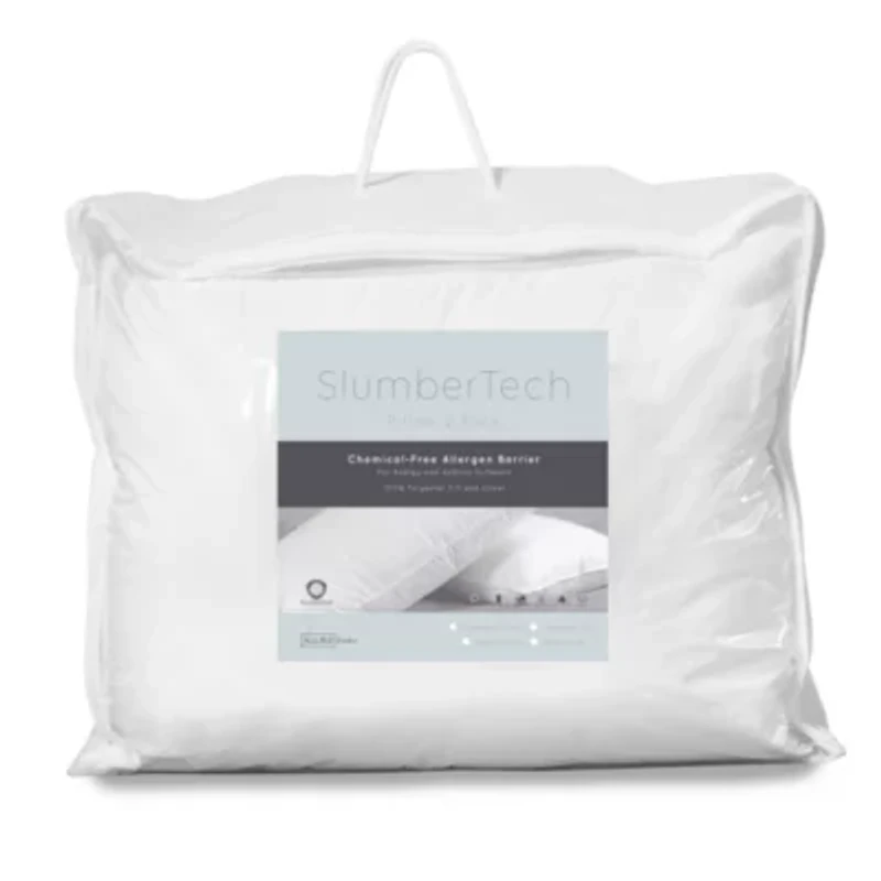 Allied Home Allergen Barrier 2-Pack Medium Density Pillow