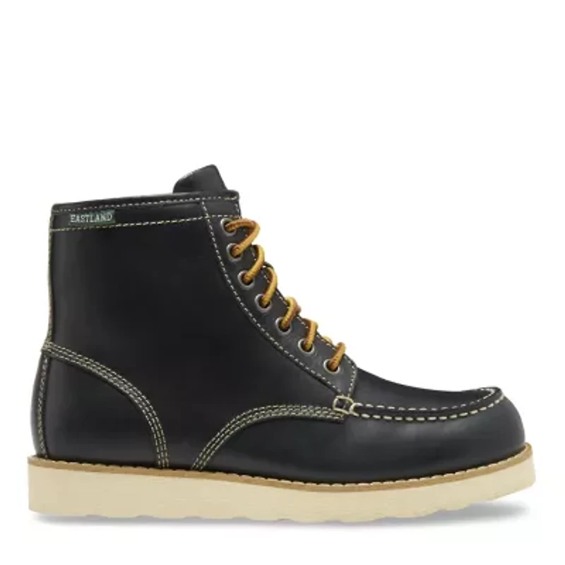 Eastland Womens Lumber Up Flat Heel Lace Boots
