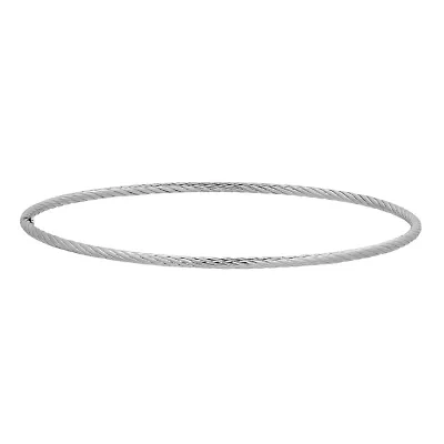 Womens 14K Gold Bangle Bracelet